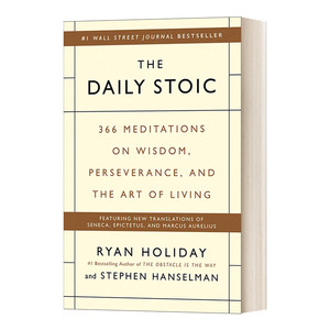 the daily stoic 斯多葛日报 精装 英文原版人生哲学励志读物 进口