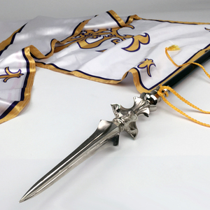 fate系列动漫武器模型 贞德枪旗1:1全金属材质 黑白可选 拼单预定