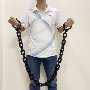 舞台表演道具影视囚犯用仿真铁链手链脚链镣铐1.5米江姐话剧链铐