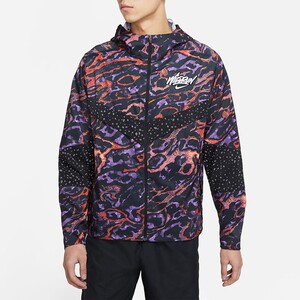 nike/耐克正品男子反光连帽跑步运动休闲透气夹克外套 da0185-570