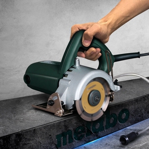 德国麦太保云石机切石机瓷砖石材切割机带水管可湿切tc4110