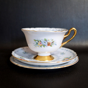 【尼福乐的口袋】英国雪莱shelley骨瓷满色英式下午茶红茶杯