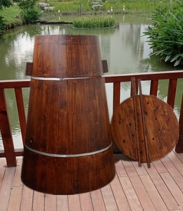 宝宝立桶暖桶老式站桶婴儿餐椅实木复古座桶学步器十个月到3周岁