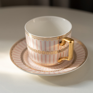 哥特粉咖啡杯陶瓷小众高颜值轻奢定制设计感高级感马克杯咖啡杯子