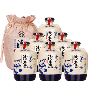 山西杏花村汾杏酒厂53度如意坛清香型白酒整箱6瓶送礼粮食酒