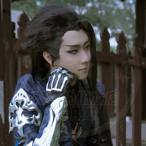 【深艾の定制】剑网三定国成男炮哥cos造型假发