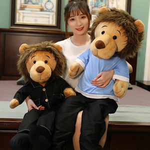狮子玩偶李敏镐李衮同款布偶大狮子娃娃韩国可爱女孩毛绒玩具公仔