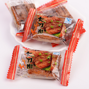 一品香大刀肉辣条500g装重庆风味8090怀旧麻辣素零食小食品