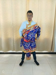 藏袍 藏装 男士藏袍 男士藏装 锅庄裙 藏式衬衣 藏族服装 藏裙
