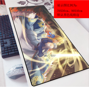 Fate系列Fgo黑贞德樱saber斯卡哈超大笔记本动漫键盘垫桌垫鼠标垫