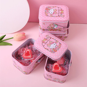 hello kitty凯蒂猫甜心橡皮糖软糖小礼罐64g礼物糖果网红休闲零食