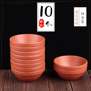 陶瓷钵仔碗蒸米用的碗陶大号紫砂碗餐具蒸菜碗商用家用小号蒸米碗
