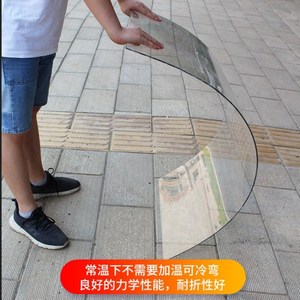 PC全透明隔雨板采光板塑料板挡板采光防雨棚平板阳台挡风板软玻璃
