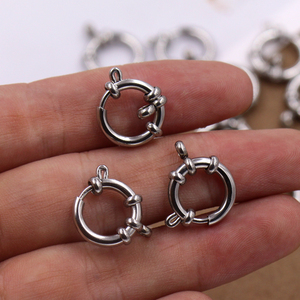 00wrl2010611携手淘宝diy饰品.黄铜原坯.配件 9mm.水手扣.