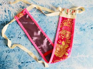 月月红d55 男女共享私房带仿老款卫生带丝绸缎真丝月经带传统样式