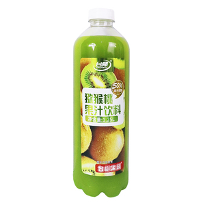 台椰果蔬猕猴桃果汁饮料1.25l 果汁50%原果浆奇异果果汁饮料饮品