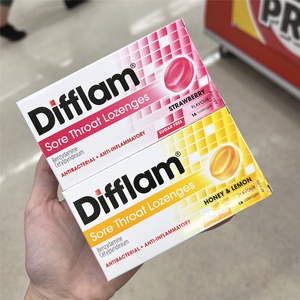 澳洲difflam16粒润喉糖片plus咽喉咙痛含片扁桃体肿加强药房柠檬