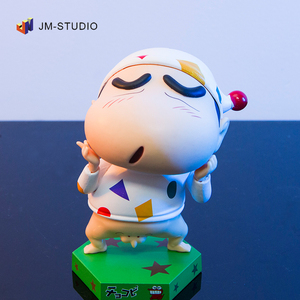 蜡笔小新gk q版野原新之助睡衣生日礼物搞笑造型手办模型桌面摆件