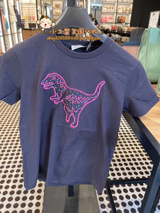 美国代购 coach蔻驰 1123女士圆领恐龙短袖t恤直邮包税