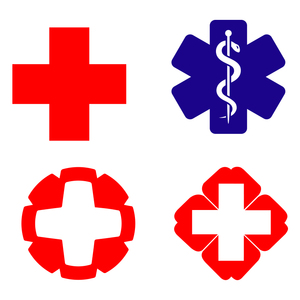 68帝词旗舰店天猫医院红十字透明贴纸医药房标志标识医院诊所急救护