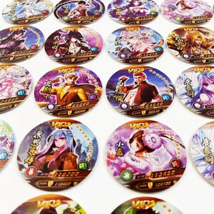 斗罗大陆皇家圆卡圆形卡片硬纸耐摔对战卡牌收集s绝版币金木水火