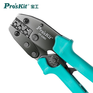 （Pro'sKit）宝工CP-230C压线钳接续裸端子棘轮压接钳(0.5~6mm2)