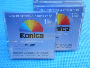 日产Konica柯尼卡3.5寸软盘 1.44M MF2HD高密度软磁盘 单张价