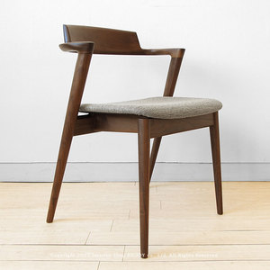 欧式白橡木咖啡椅日式实木餐椅餐桌椅现代简约家具圈椅休闲椅