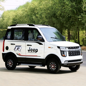 4轮电动家用油电 女成人密闭铁壳五门四座老头乐小型吉普低速电车