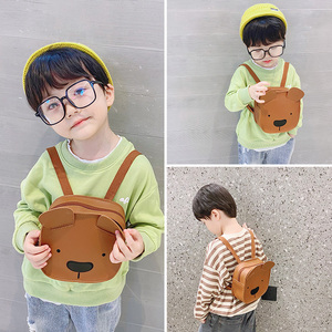 幼儿园3岁 小书包洋气男童卡通小熊双肩包韩版可爱宝宝外出背包潮