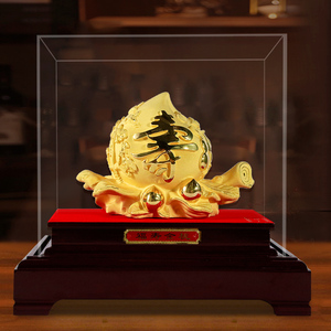 黄金寿桃摆件送长辈爷爷奶奶老人生日礼物80八十大寿祝寿贺寿礼品