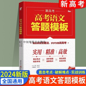 2024新高考语文答题模板 高中语文高考解题模板 高一高二高三答题模版训练 高考现代文古诗文文言文解题技巧 高考语文阅读答题模板