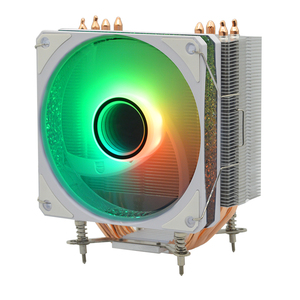 12cm4铜管塔式侧吹静音argb风扇电脑lga1700/1200/1155平台散热器