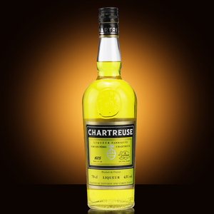法国查特黄香甜酒 黄荨麻酒 黄草药酒原装进口chartreuse liqueur