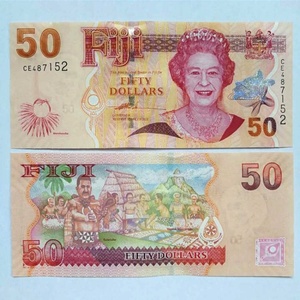 【大洋洲】全新unc 斐济50元纸币 外国钱币 英国女王 2007年