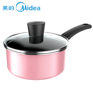 美的奶锅不粘锅迷你小锅家用热奶锅宿舍泡面锅宝宝辅食婴儿小汤锅