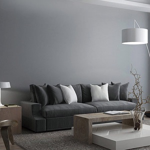 壁纸灰色自粘高级