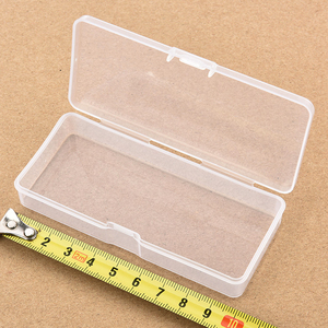 长条包装盒刀片盒子 102x45x18长方形PP塑料盒小 渔具配件鱼钩盒