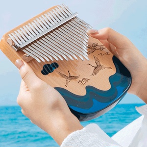 zani卡林巴拇指琴21音水晶透明17音手指琴简单初学者女生乐器手琴