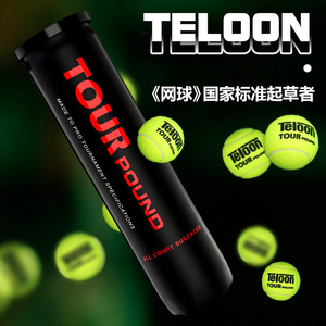 天龙网球POUND专业比赛用球成人专用训练球网球配件P3P4Q1桶装1听