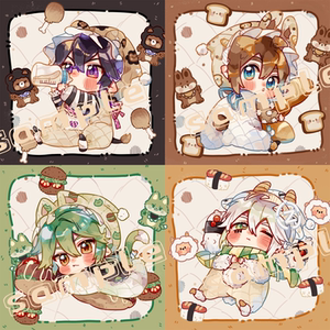 【玉和糖】宝宝系列凹凸世界徽章挂件赞德紫堂真安迷修雷狮同人