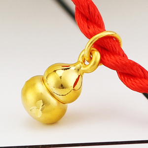 3d硬金葫芦手链