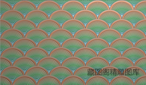 海浪水纹波浪仿古中式鱼鳞水纹浪花石雕背景墙屏风精雕图浮雕灰度