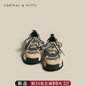 【奈斯希希】老爹鞋厚底小众炸街丑萌鞋大头鞋ins女潮运动鞋夏季