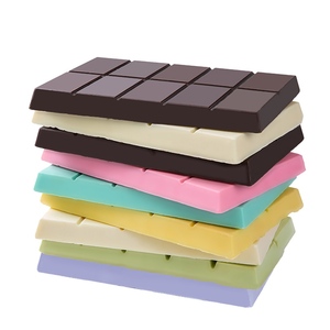 黑白粉国产彩色巧克力烘焙商用超大板块2斤蛋糕专用(代可可脂)