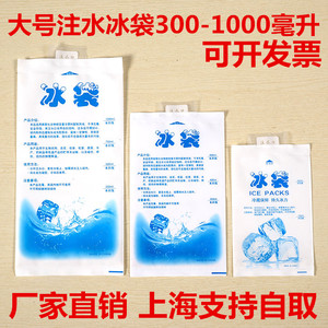 上海发货注水冰袋300ml600ml1000毫升保鲜快递冰包反复保鲜冰袋
