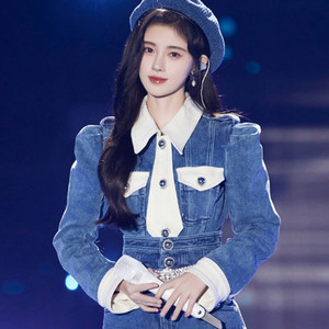 鞠婧祎同款蓝色贝雷帽子女韩版潮ins显脸小甜美可爱透气画家帽夏