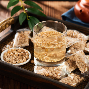 川豆芝麻豆子茶擂茶咸味姜盐茶叶炒货冲饮茶干吃茶湖南特产便携装