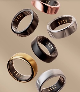 Oura ring23年新款3代圆形titanium拉丝钛金男士女士智能戒指健康