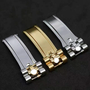 代用劳力S蚝式恒动日志型老款男女手表带折叠扣不锈精钢表链表扣